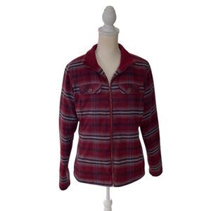 PrAna Women's Showdown Goose Down Jacket in Woodland Red Size Large